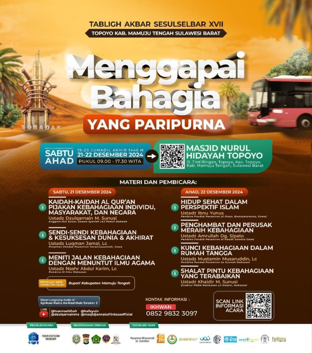Tabligh Akbar Sulselbar XVII Topoyo Kab. Mamuju Tengah Sulawesi Barat